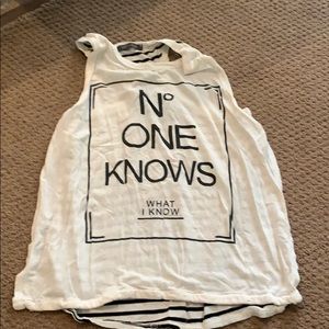 No one knows what l know shirt